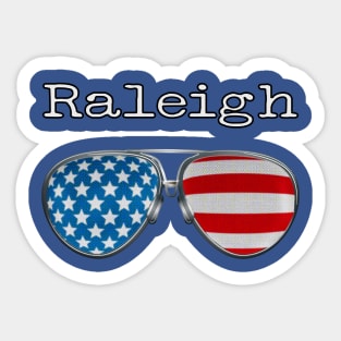 USA PILOT GLASSES RALEIGH Sticker